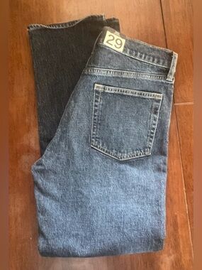 Gap Jeans Size 29/8L Women’s Cheeky Straight High Rise New Button Fly
